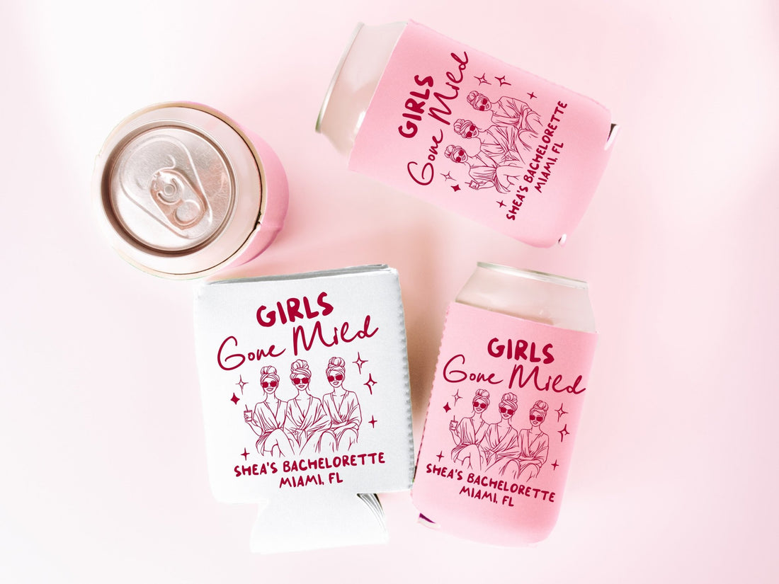 Girls Gone Mild Bachelorette Party Can Coolers - peachy bash com