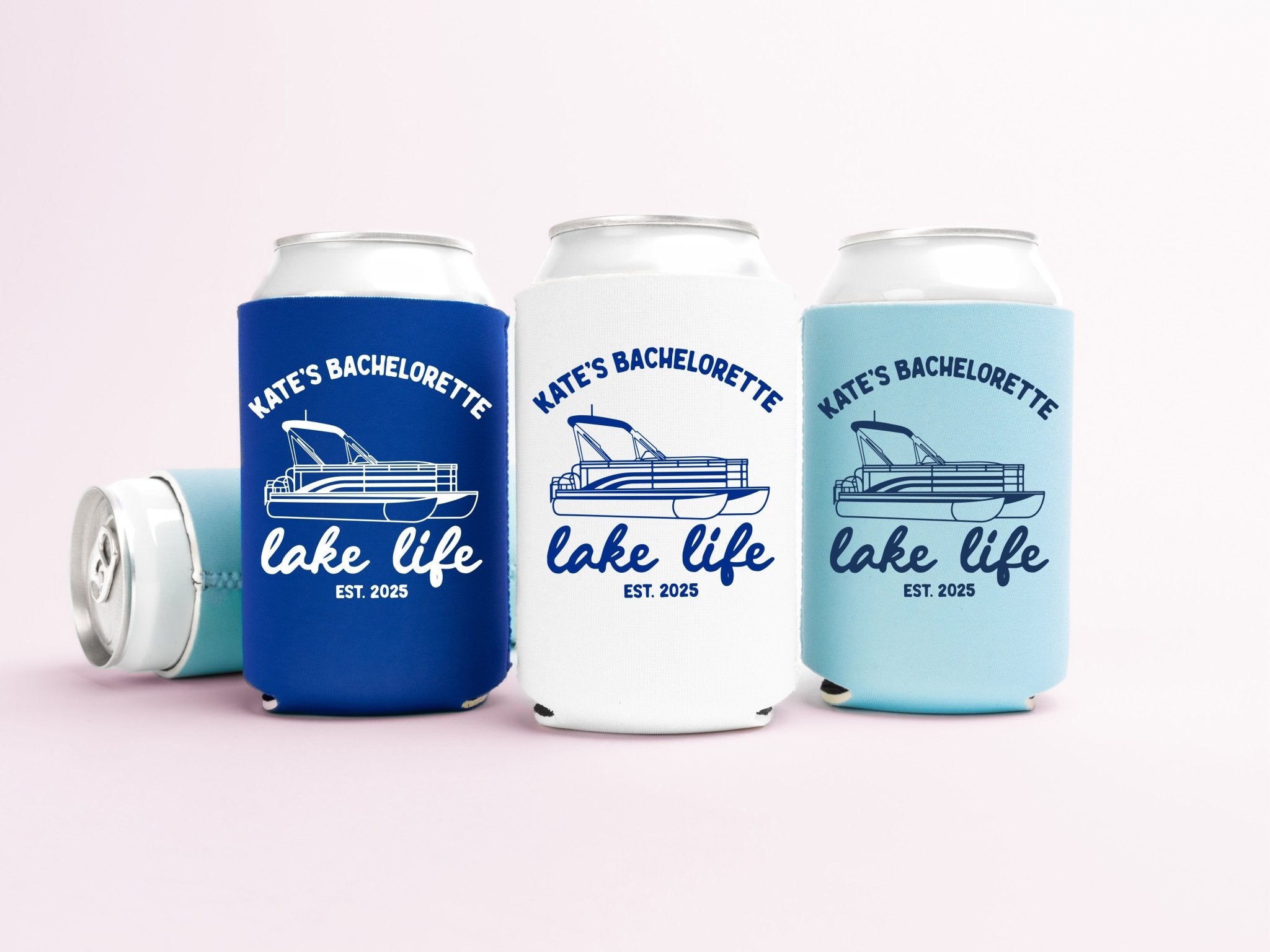 Lake Bachelorette Party Can Coolers - peachy bash com