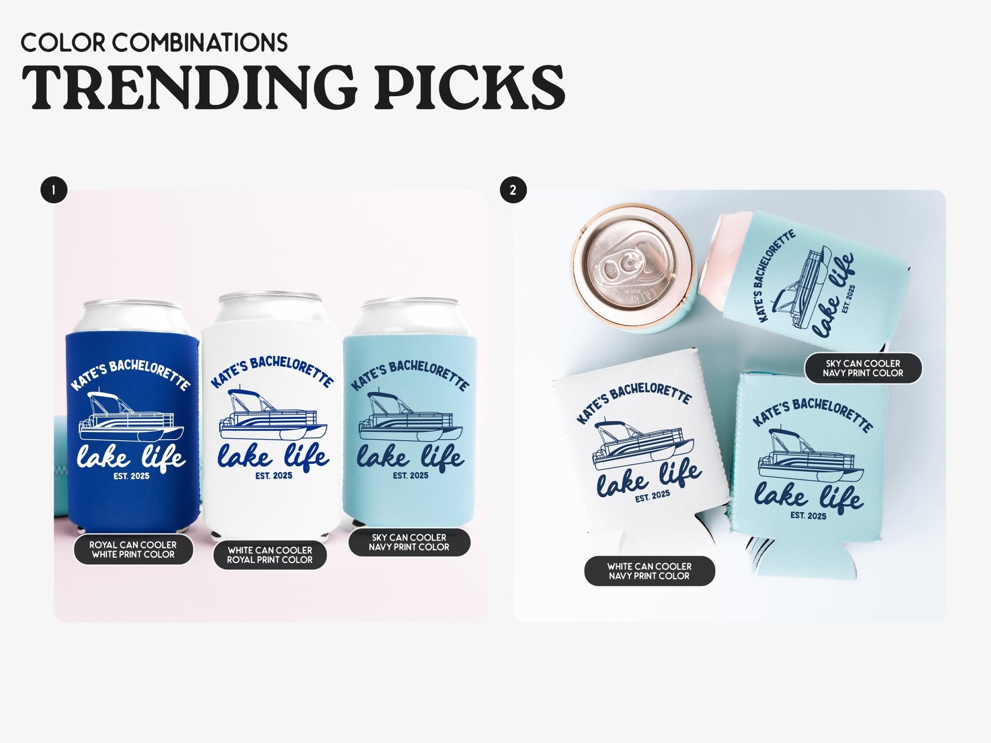 Lake Bachelorette Party Can Coolers - peachy bash com