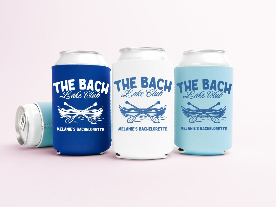 Lake Club Bachelorette Party Can Coolers - peachy bash com