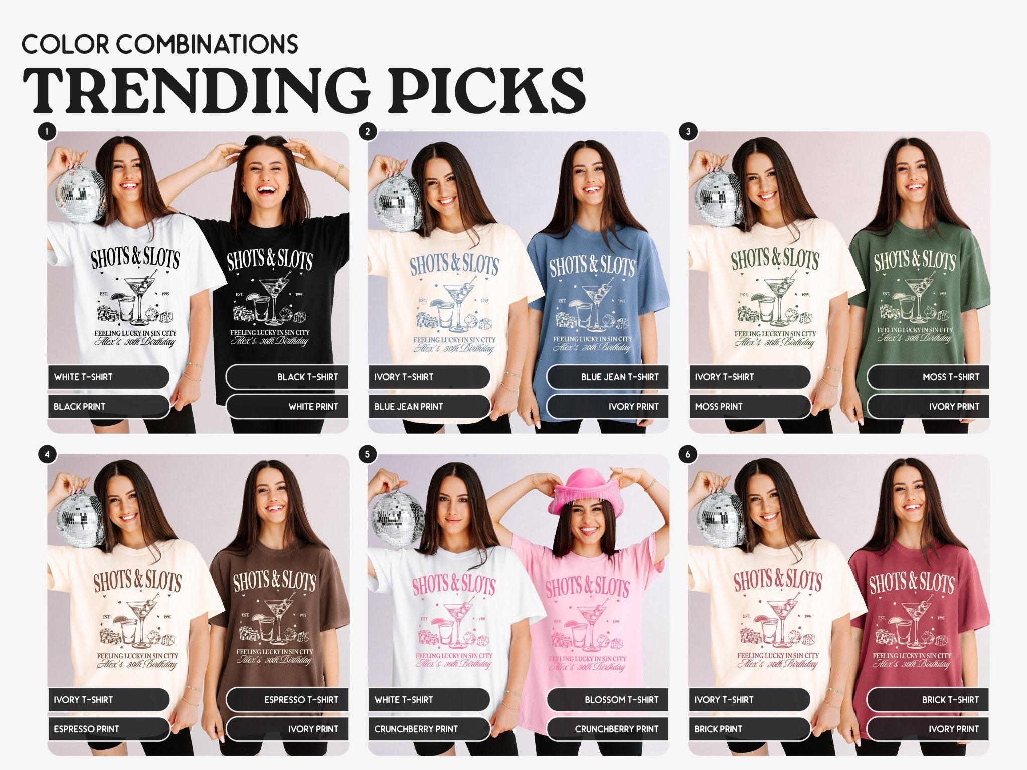 Las Vegas Birthday Party T-Shirts - peachy bash com