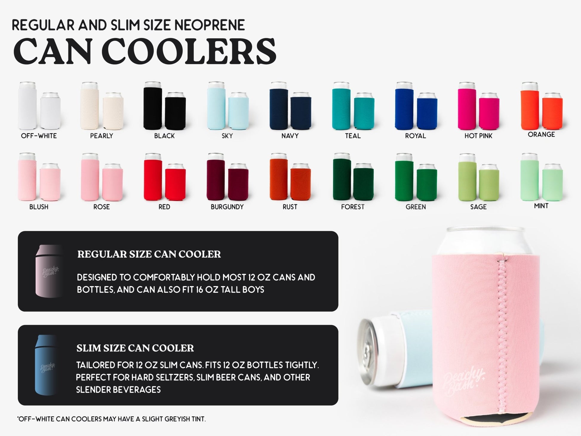 Martinis and Bikinis Bachelorette Party Can Coolers - peachy bash com