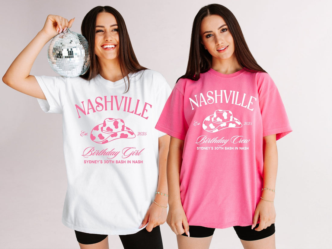 Nashville Birthday Party T-Shirts - peachy bash com