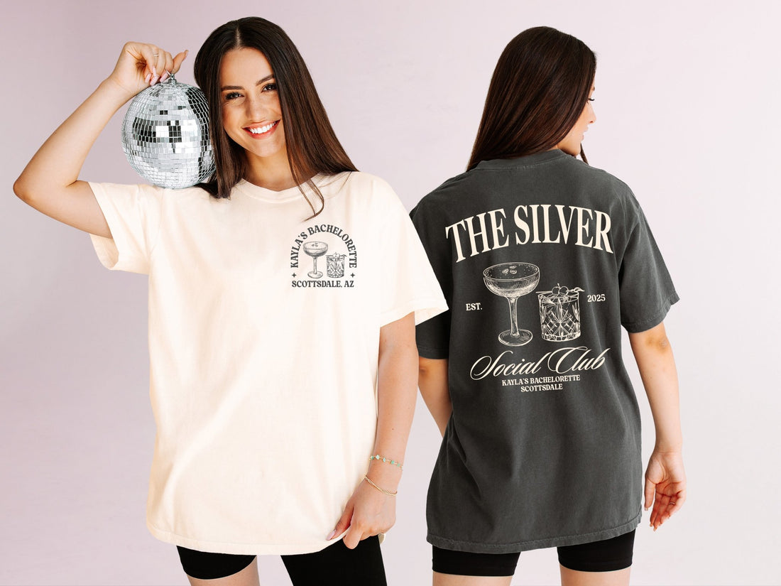 Wedding Weekend Social Club Bachelorette Party T-Shirts - peachy bash com