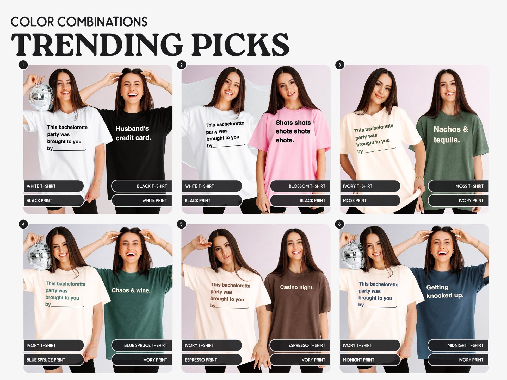 CAH Bachelorette Party T-Shirts - peachy bash com