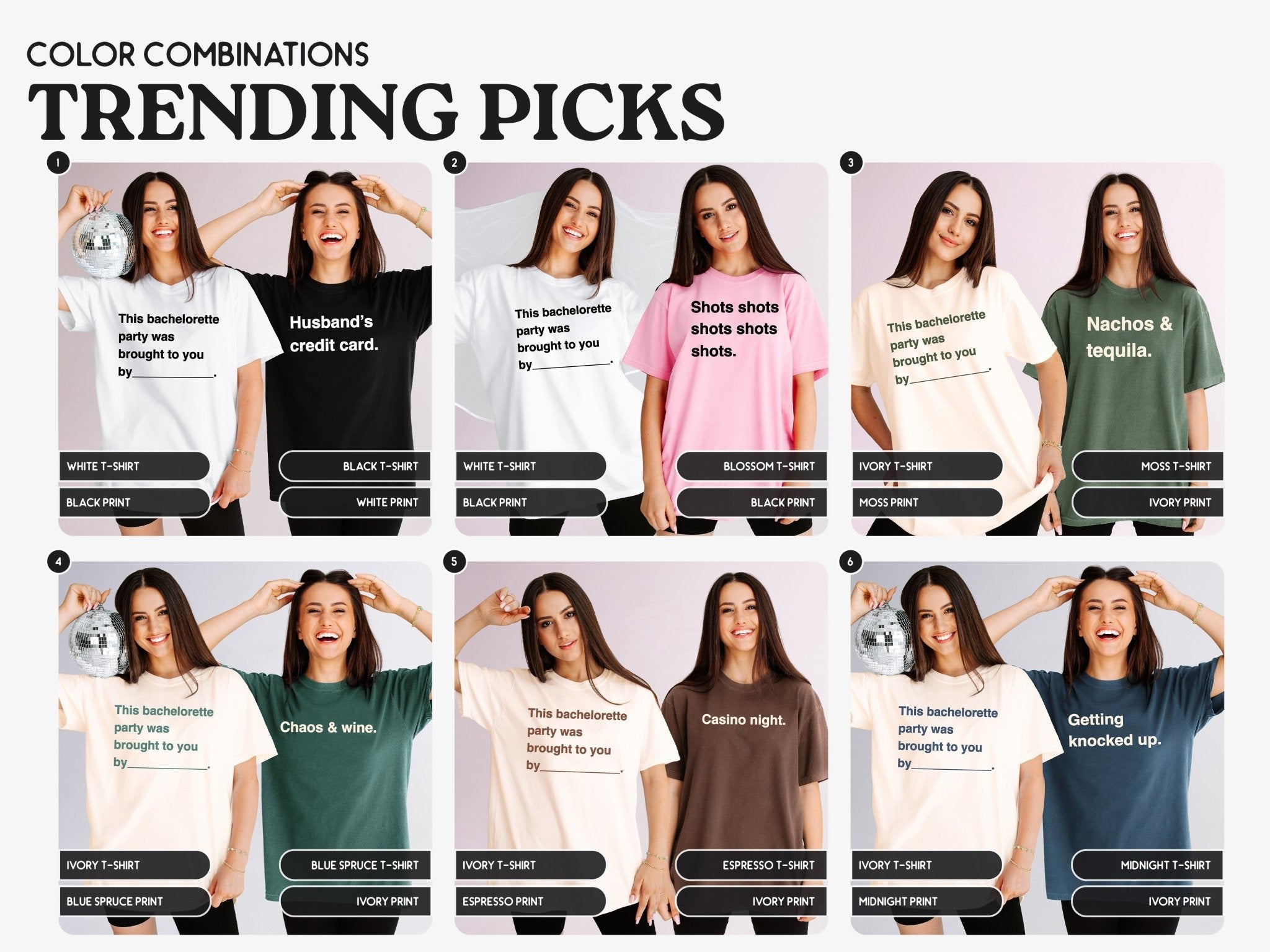 CAH Bachelorette Party T-Shirts - peachy bash com