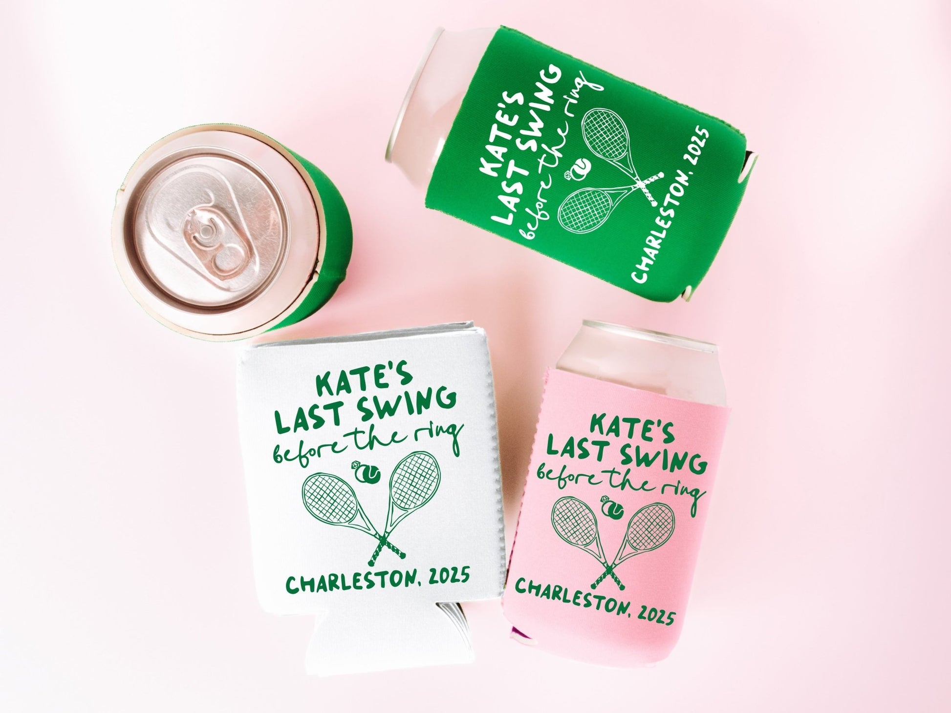 Custom Last Swing Before The Ring Bachelorette Party Can Coolers - peachy bash com