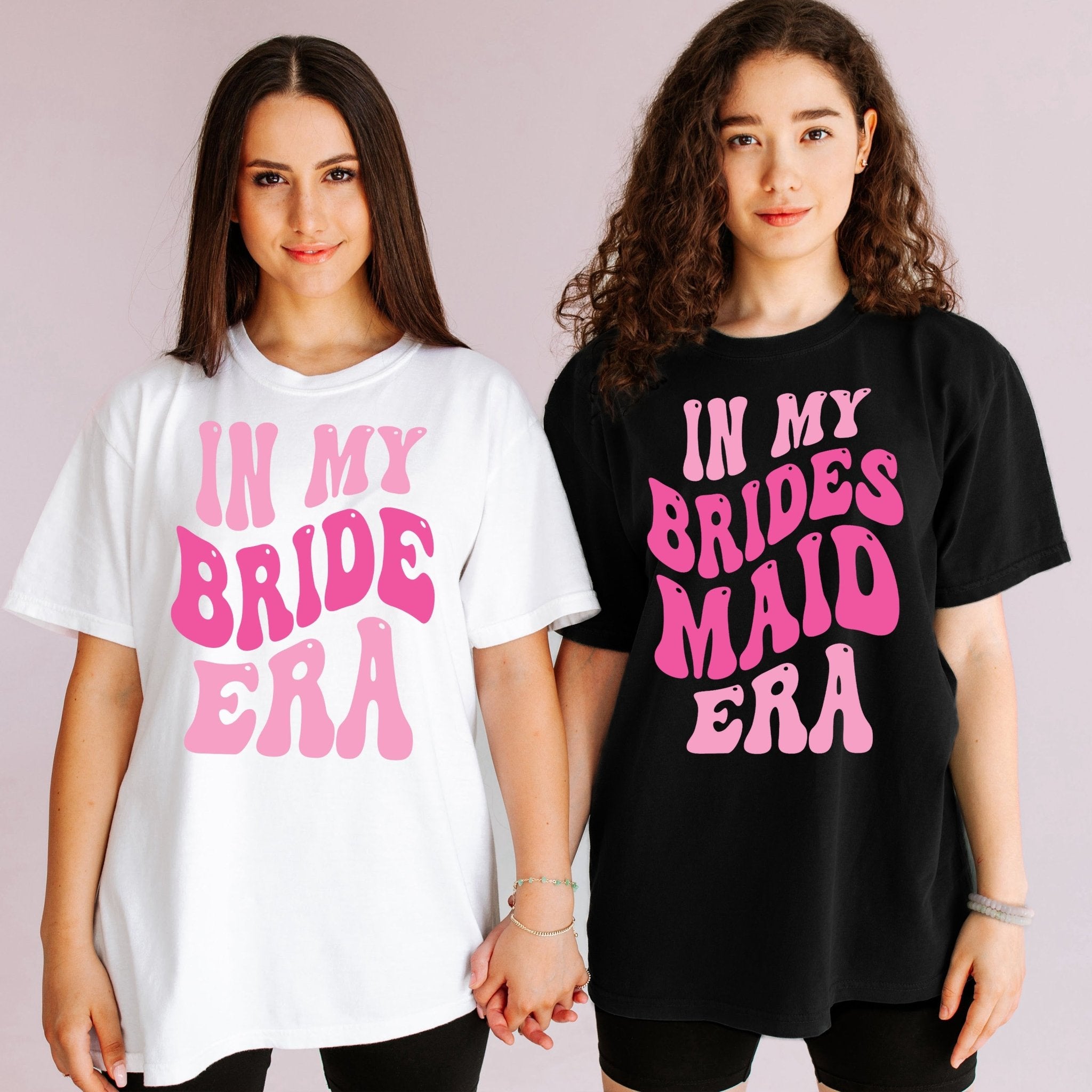 In My Bridesmaid Era In My Bride Era Bachelorette Party T Shirts PeachyBash