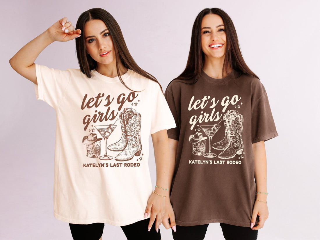 Let's Go Girls Bachelorette Party T-Shirts - peachy bash com