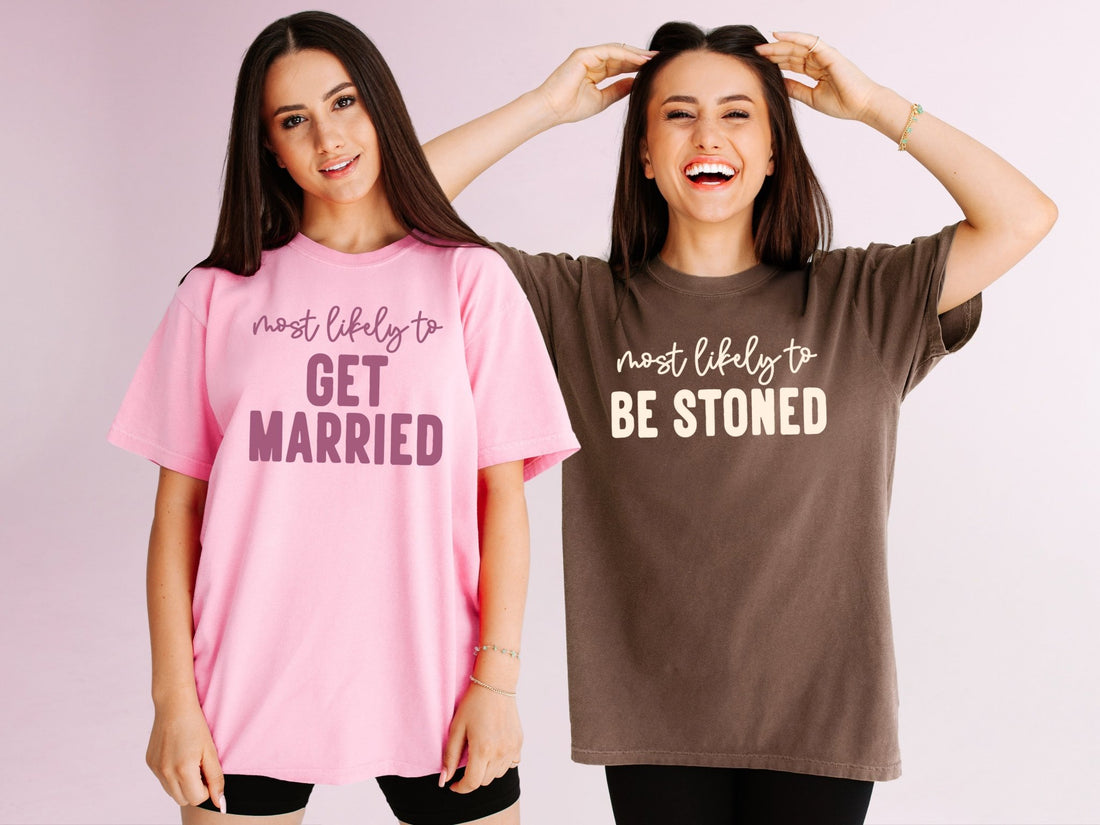 Most Likely To Bachelorette Party T-Shirts - peachy bash com