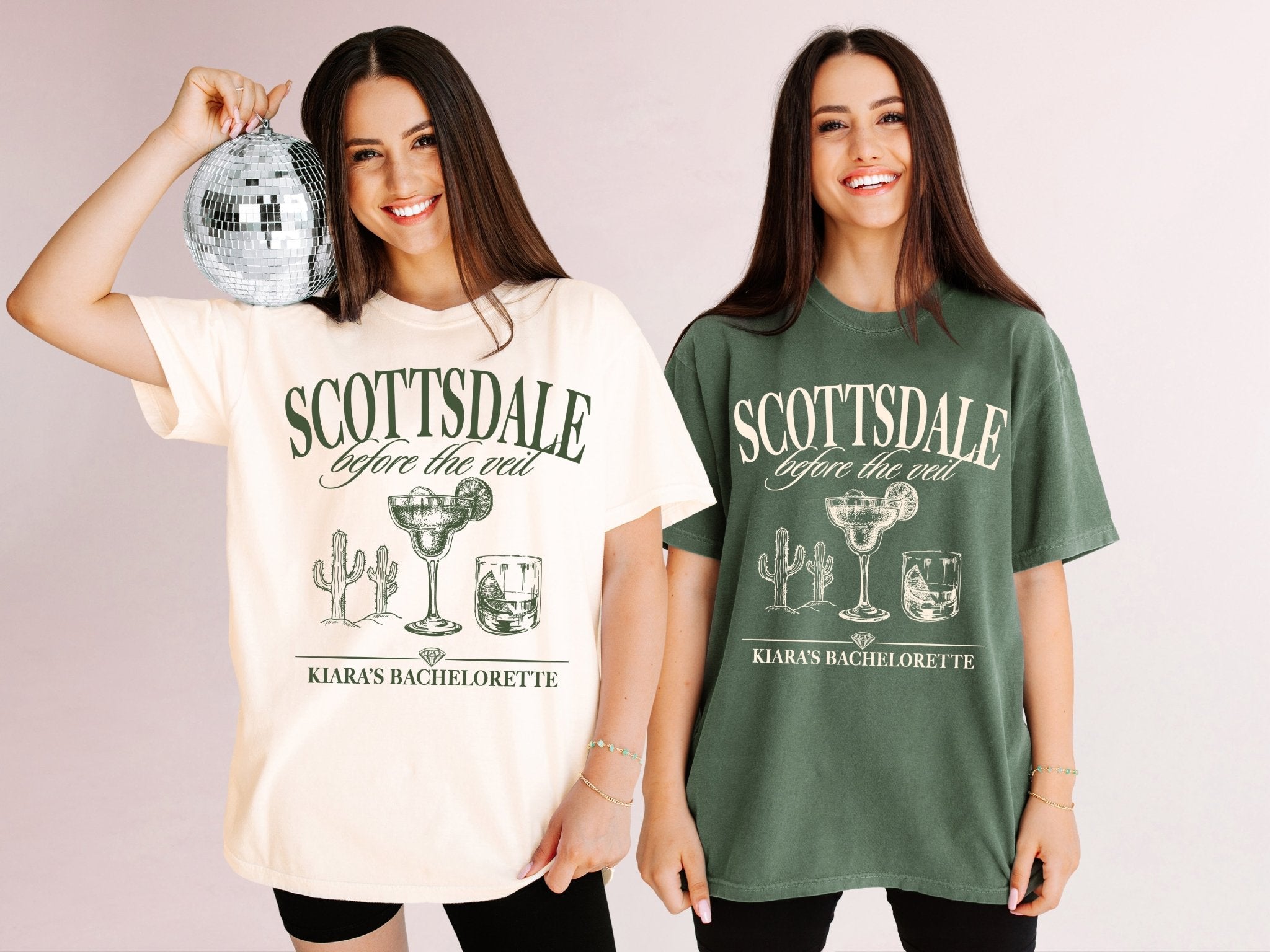 Scottsdale Before The Veil Bachelorette Party T-Shirts - peachy bash com