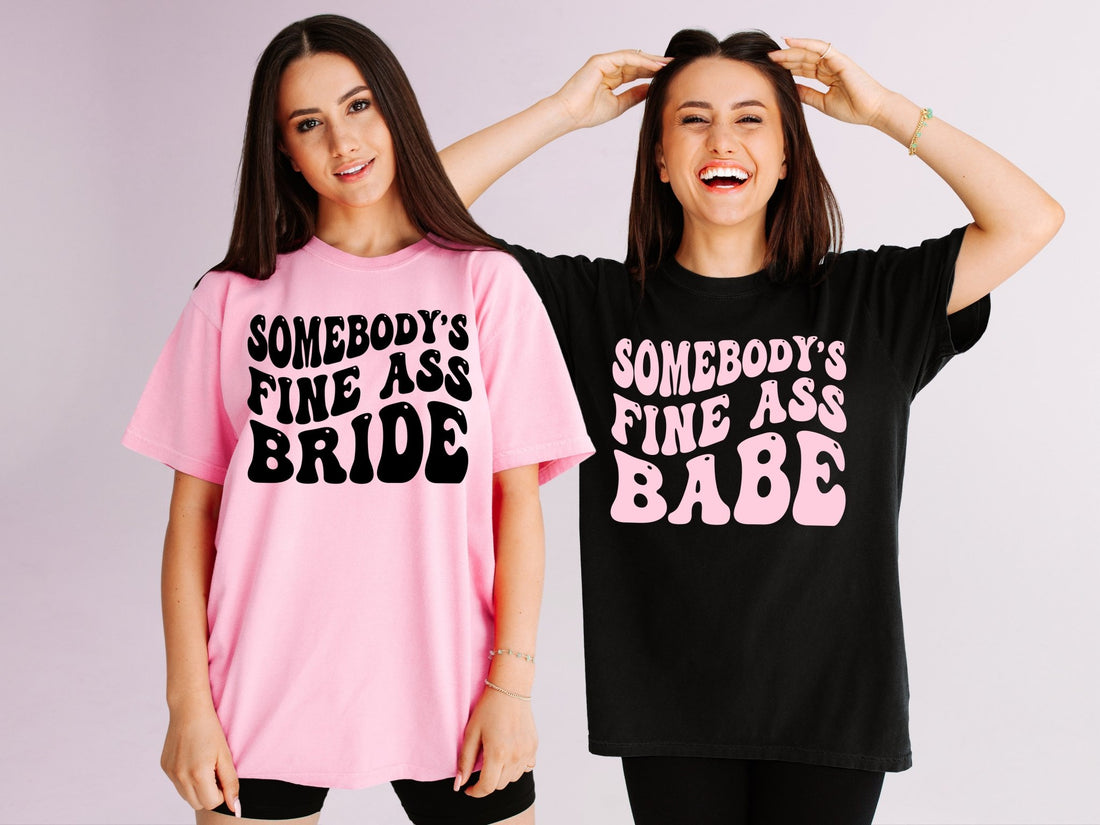 Somebody's Fine Ass Bride Bachelorette Party T-Shirts - peachy bash com