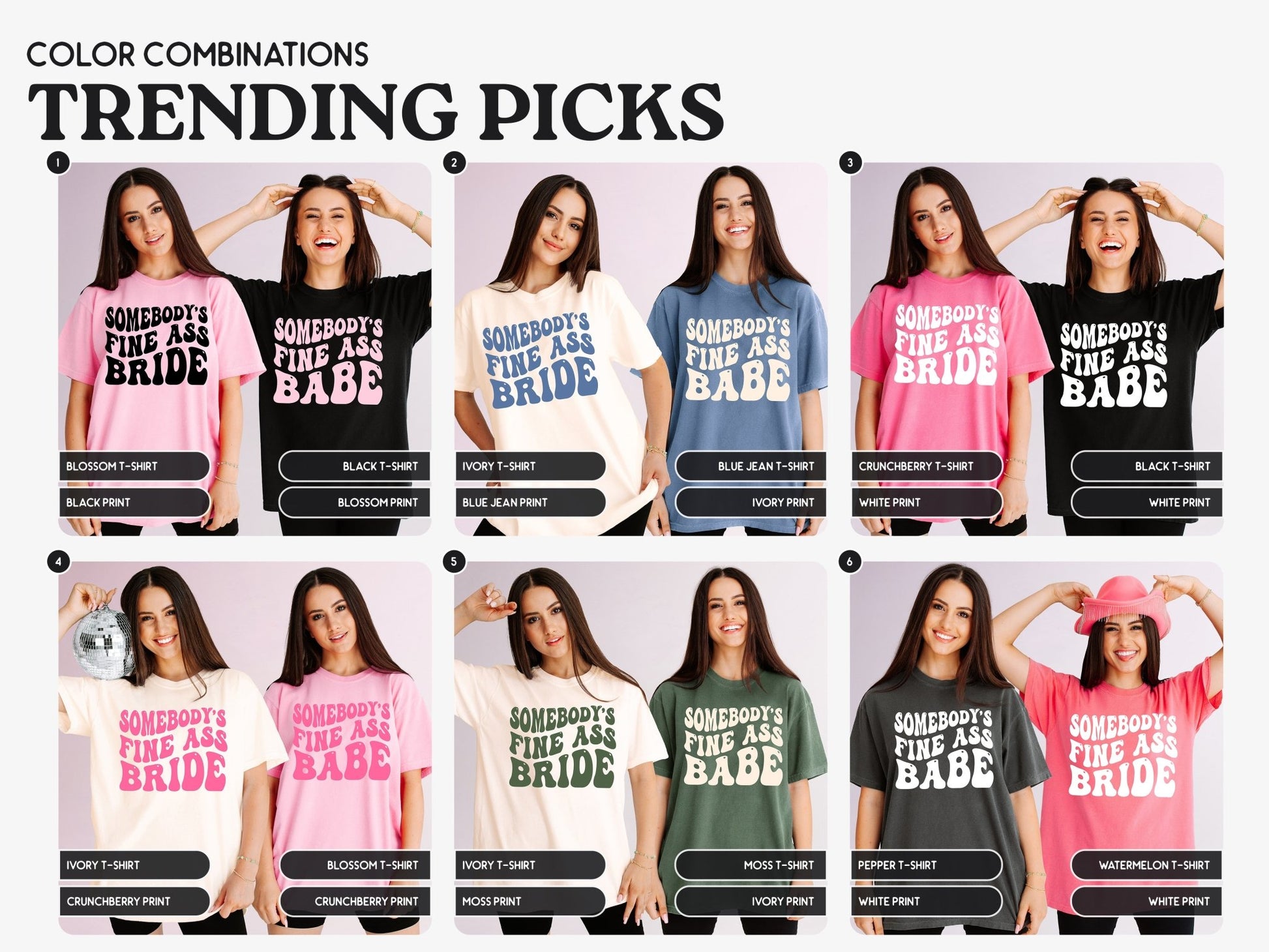 Somebody's Fine Ass Bride Bachelorette Party T-Shirts - peachy bash com