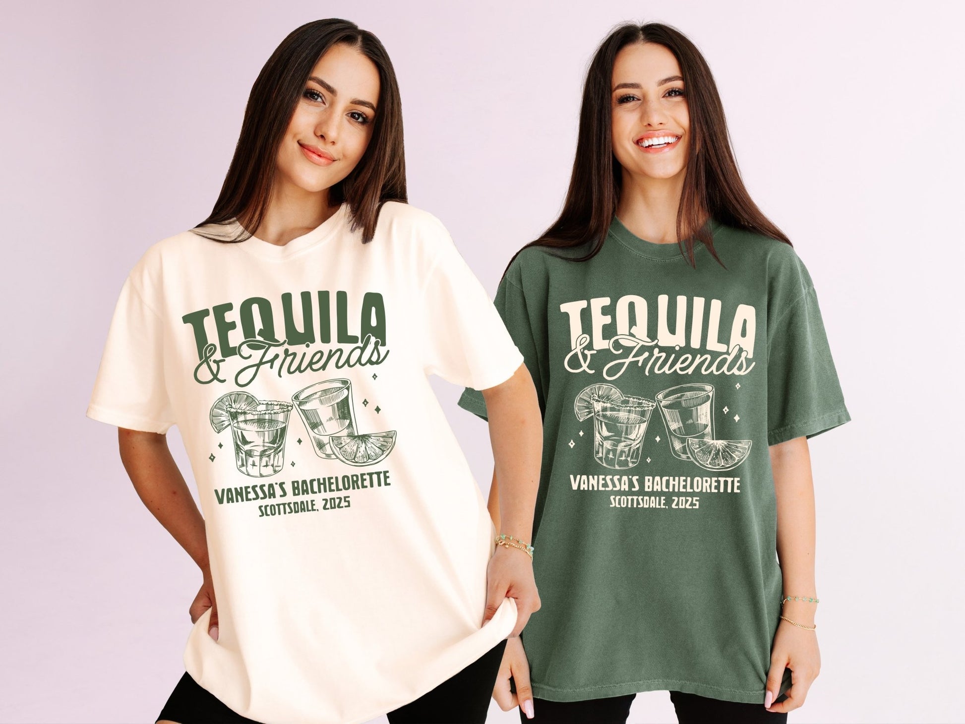 Tequila and Friends Bachelorette Party T-Shirts - peachy bash com