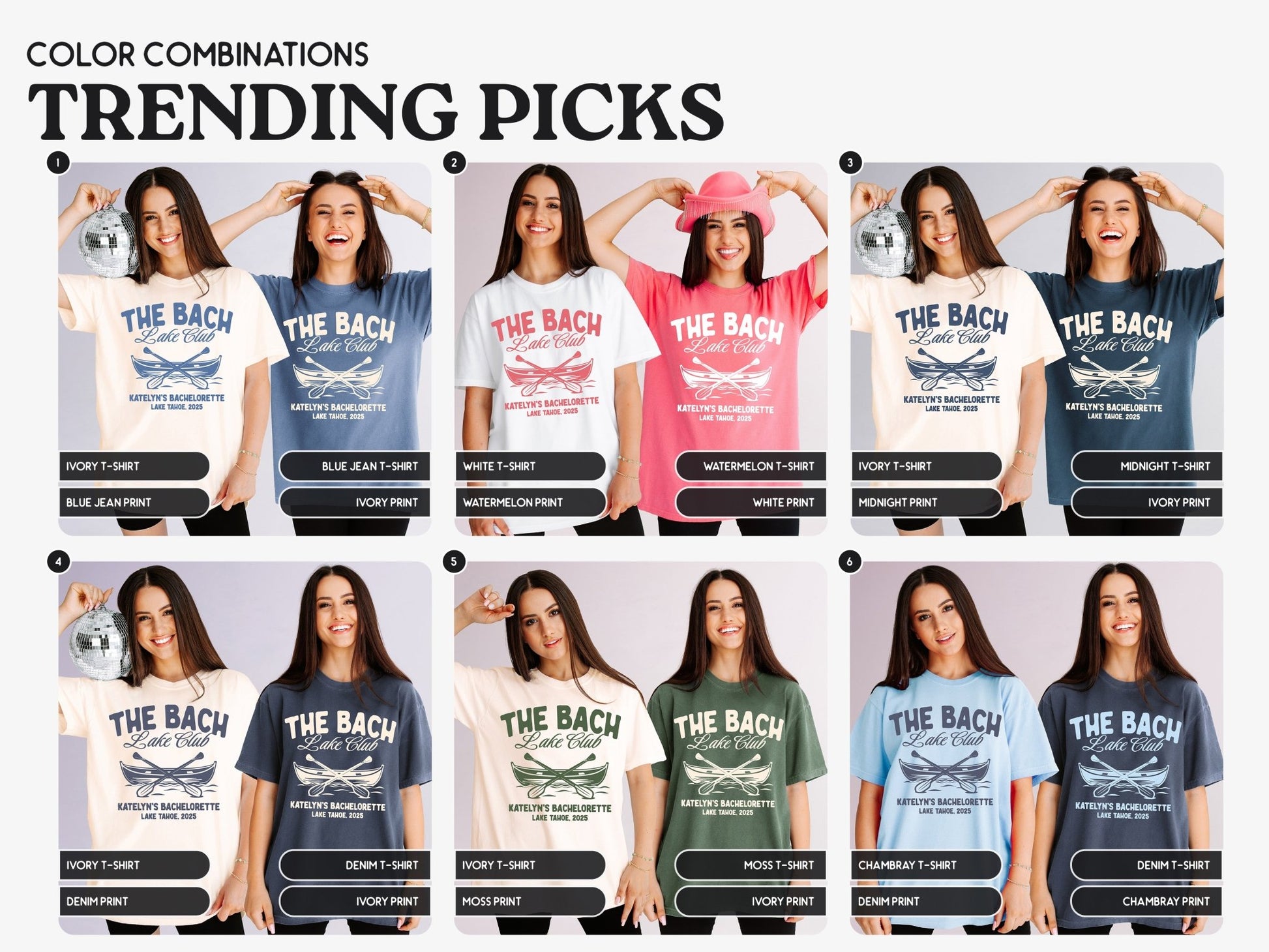 The Bach Lake Club Bachelorette Party T-Shirts - peachy bash com