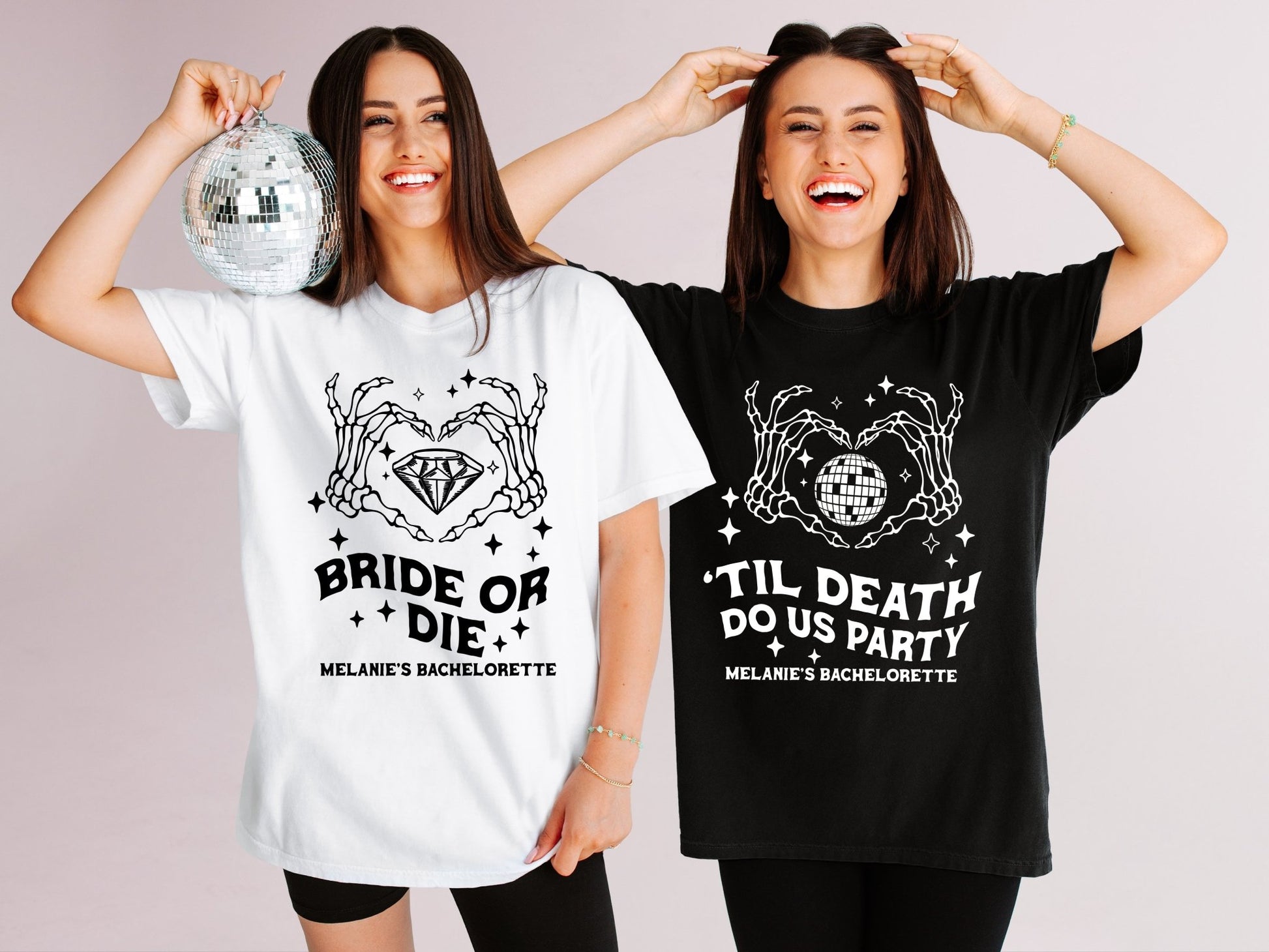 'Til Death Do Us Party & Bride or Die Bachelorette Party T-Shirts - peachy bash com